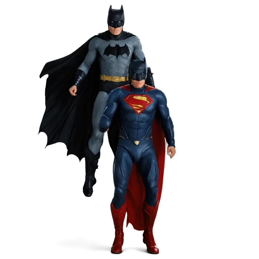 Batman-vs-Superman-PNG-Epic-Clash-of-Heroes-in-HighQuality-Format