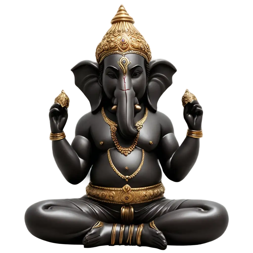 Glossy-Lord-Ganesha-Doing-Yoga-PNG-Image-Tranquil-Spiritual-Artwork