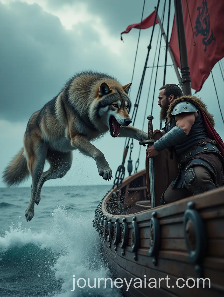 Wolf-Attacks-Viking-on-Ship-During-Violent-Storm