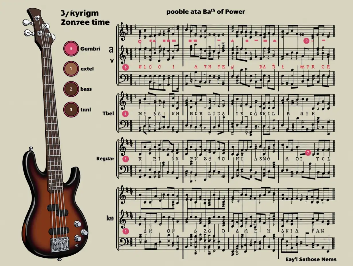 Gembri for repetitive bass line. Tbel for regular background rhythm. Qraqeb for energetic rhythmic accents.