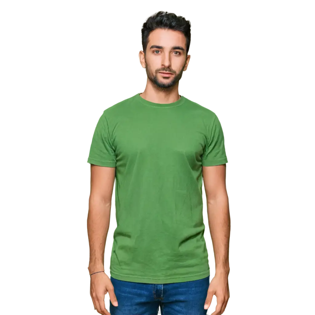 Green-TShirt-PNG-for-Display-HighQuality-Transparent-Image-for-Versatile-Use