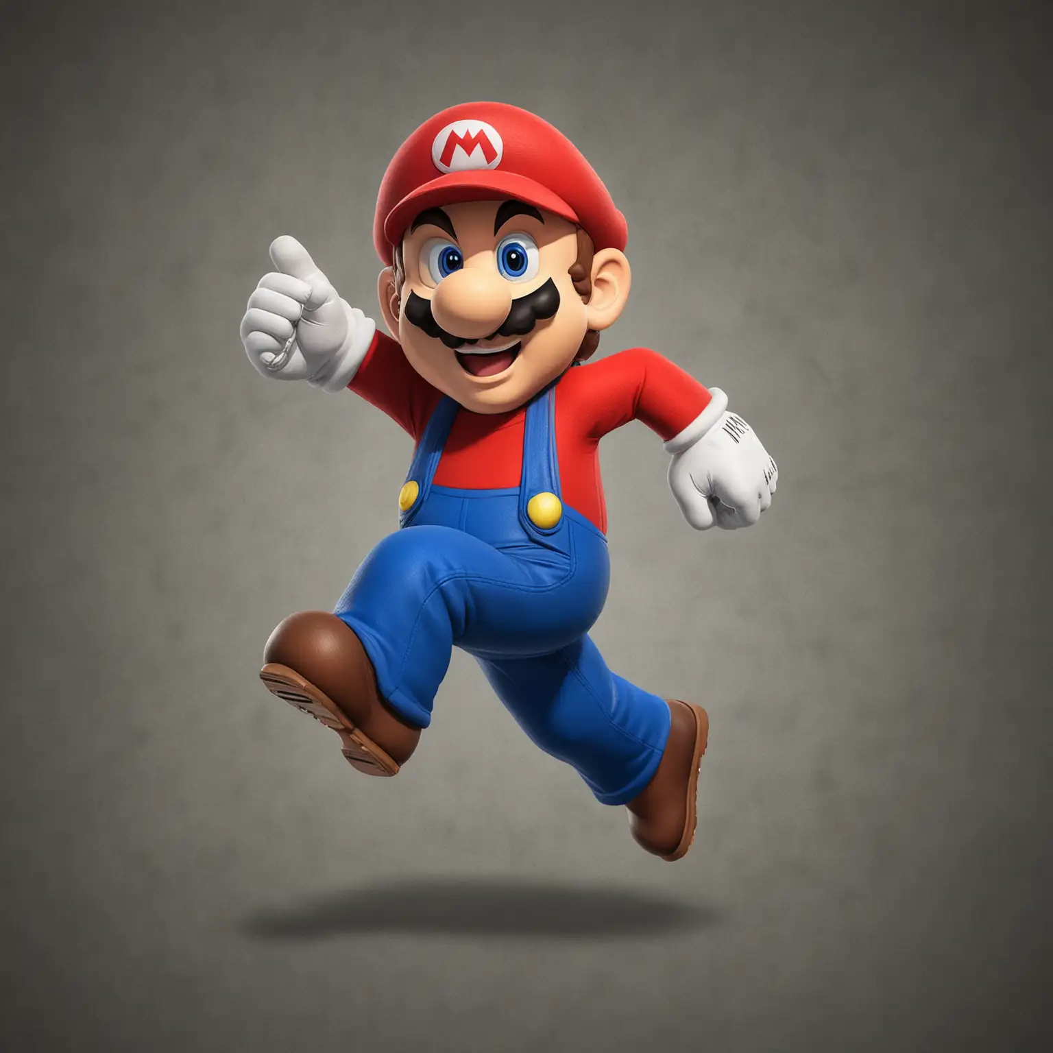 Colorful-Super-Mario-Character-Jumping-in-Mushroom-Kingdom