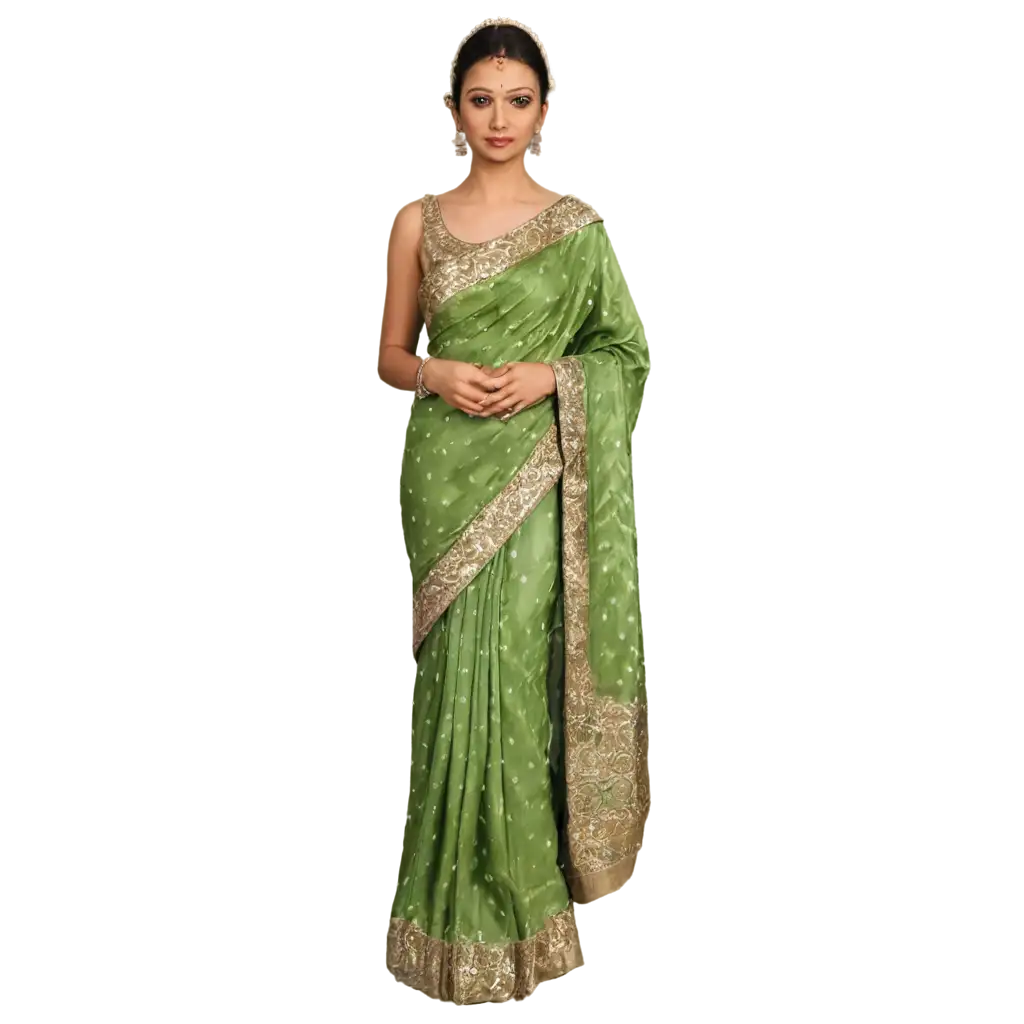 Stunning-Wedding-Saree-PNG-Elevate-Your-Design-Projects-with-HighQuality-Imagery