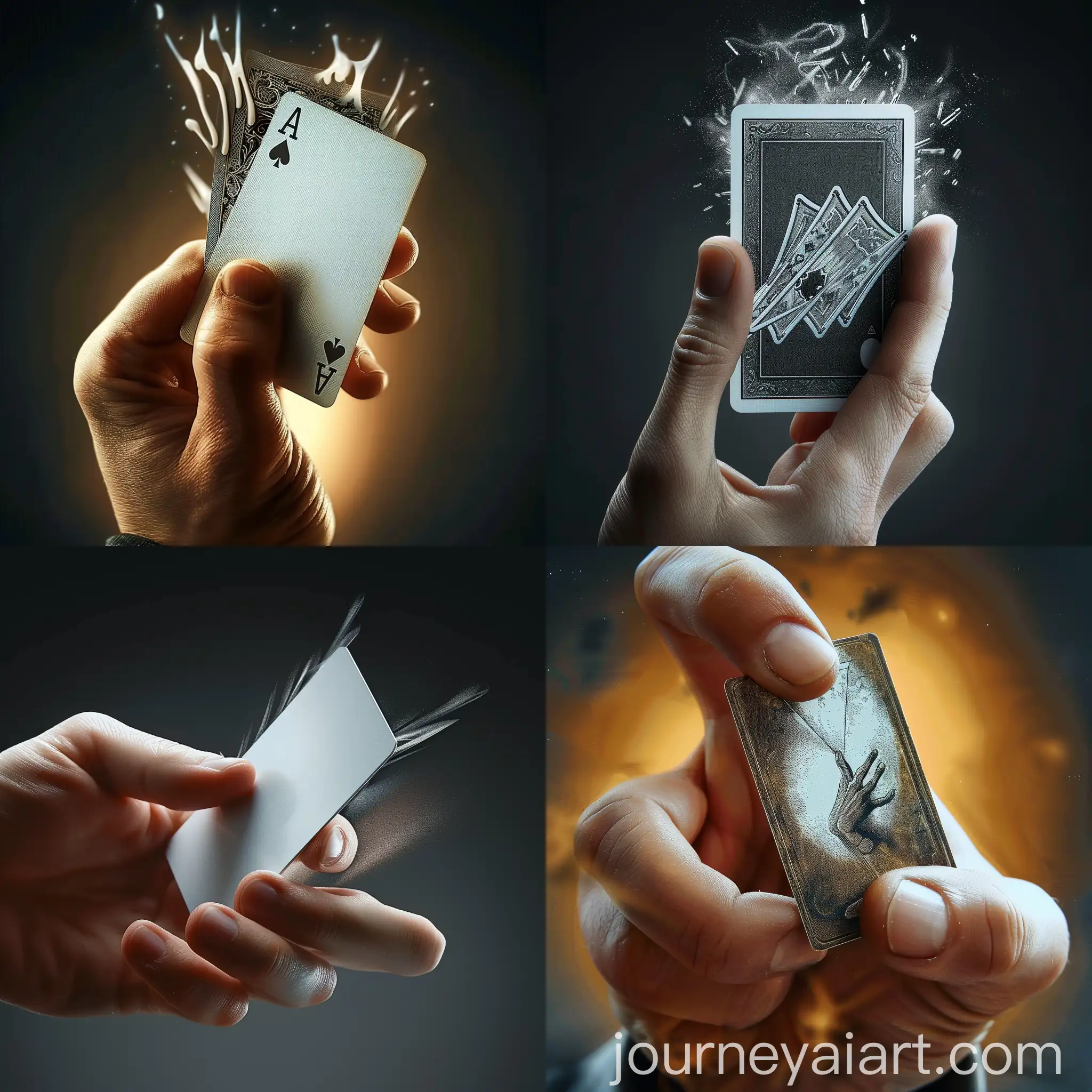 Hand-Holding-Card-with-Modified-Finger-Position