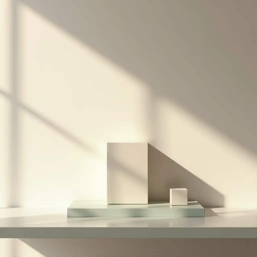 Minimalist-Modern-HighEnd-Packaging-Box-on-Frosted-Glass-Table-with-Natural-Sunlight