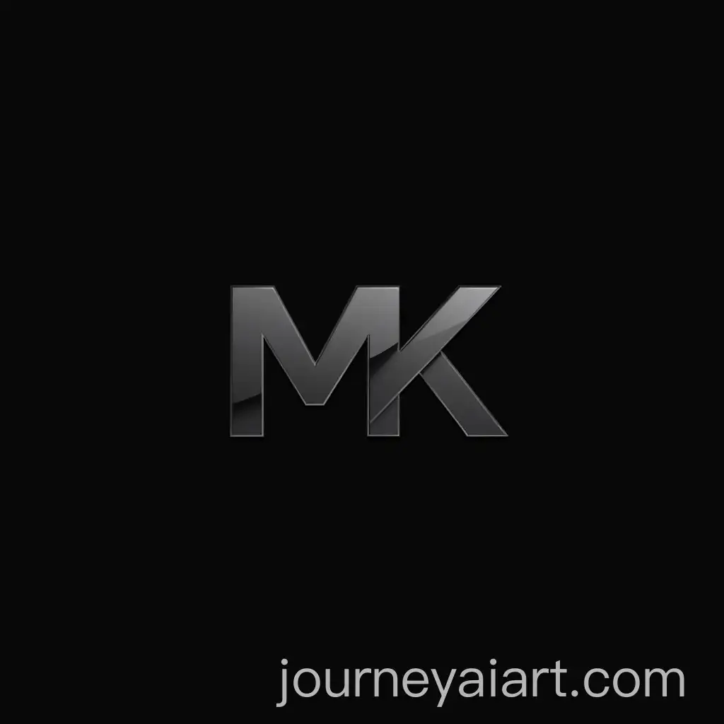 Personalized-Black-MK-Logo-Design