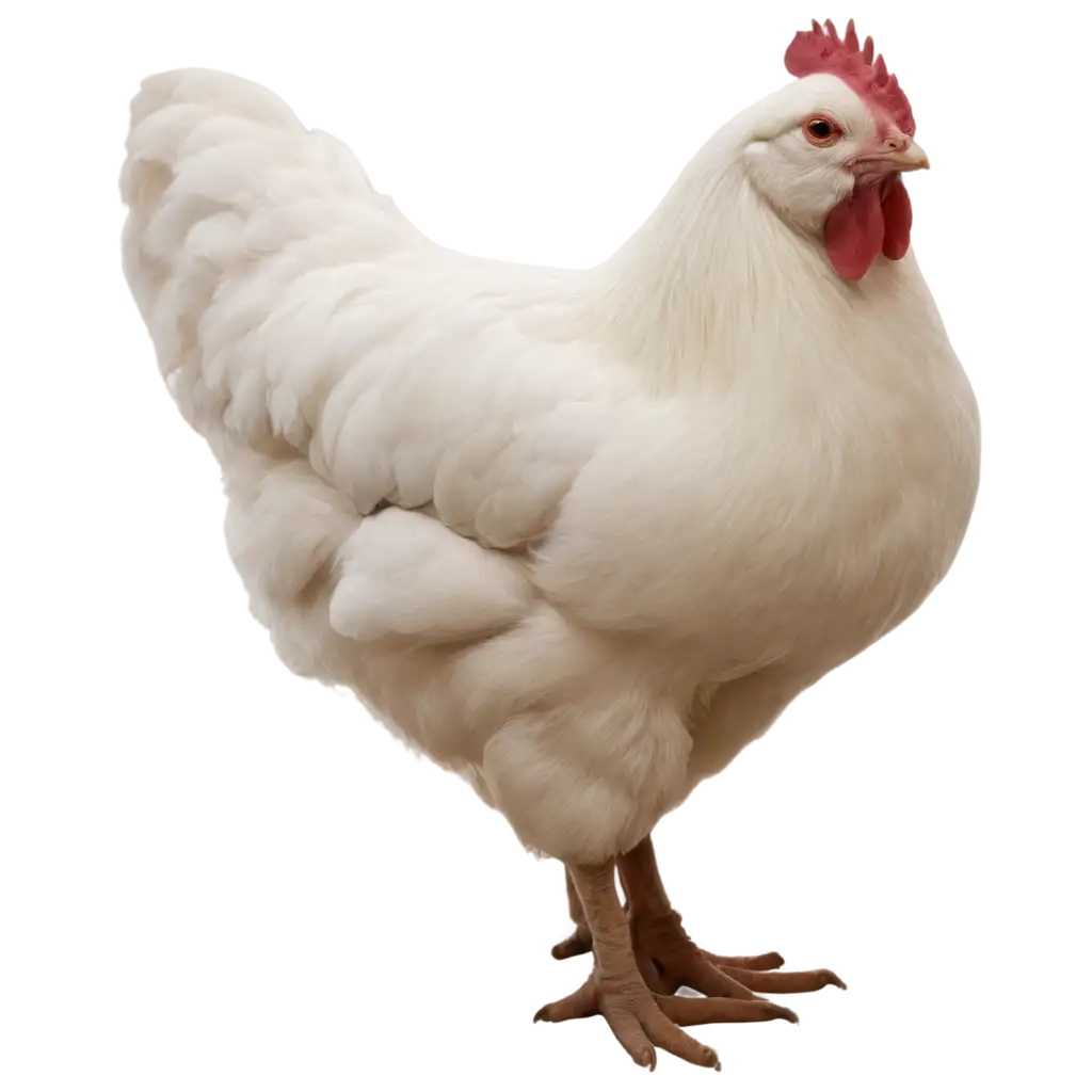 HighQuality-White-Hen-PNG-Image-for-Versatile-Use