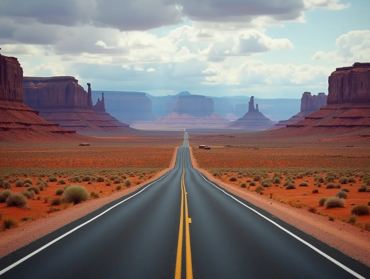 breathtaking landscape road in a desert valley background 169 widescreen backdrop wallpapers