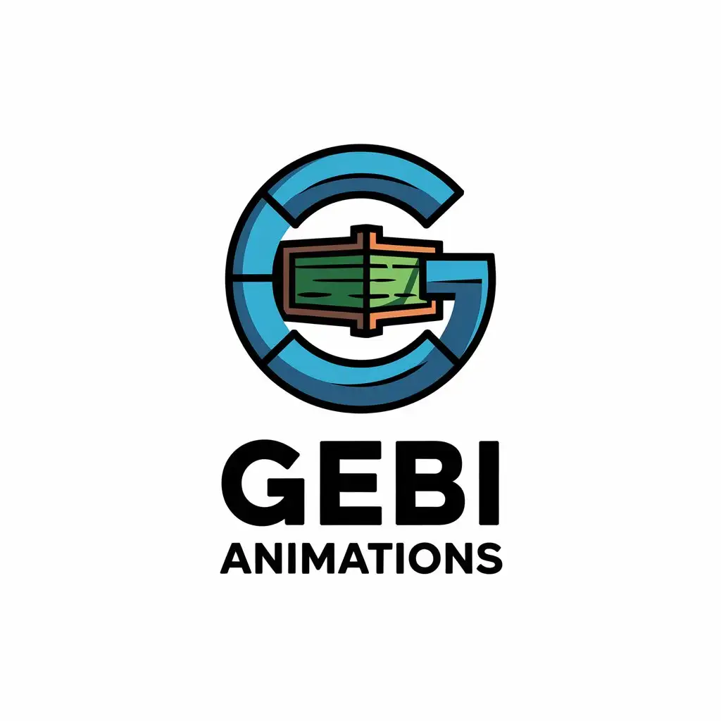 LOGO Design for GEBI ANIMATIONS Modern GA Symbol in Technology Industry