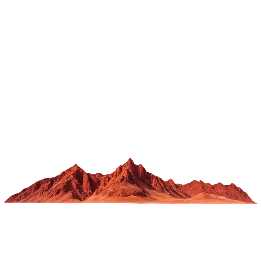 Red-Mountains-Horizon-Line-PNG-Stunning-HighQuality-Image-for-Various-Creative-Uses