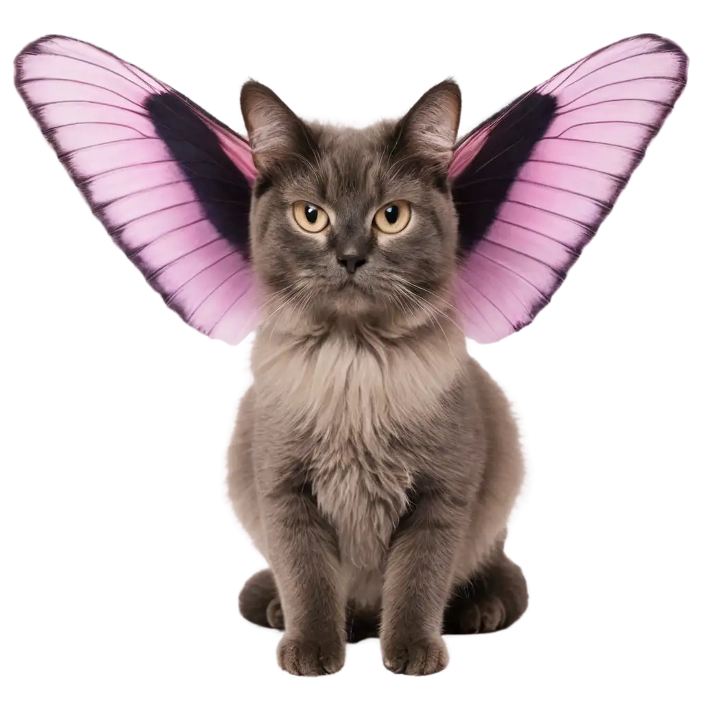 Enchanting-Cat-with-Butterfly-Wings-PNG-A-Whimsical-Art-Piece-for-All-Occasions