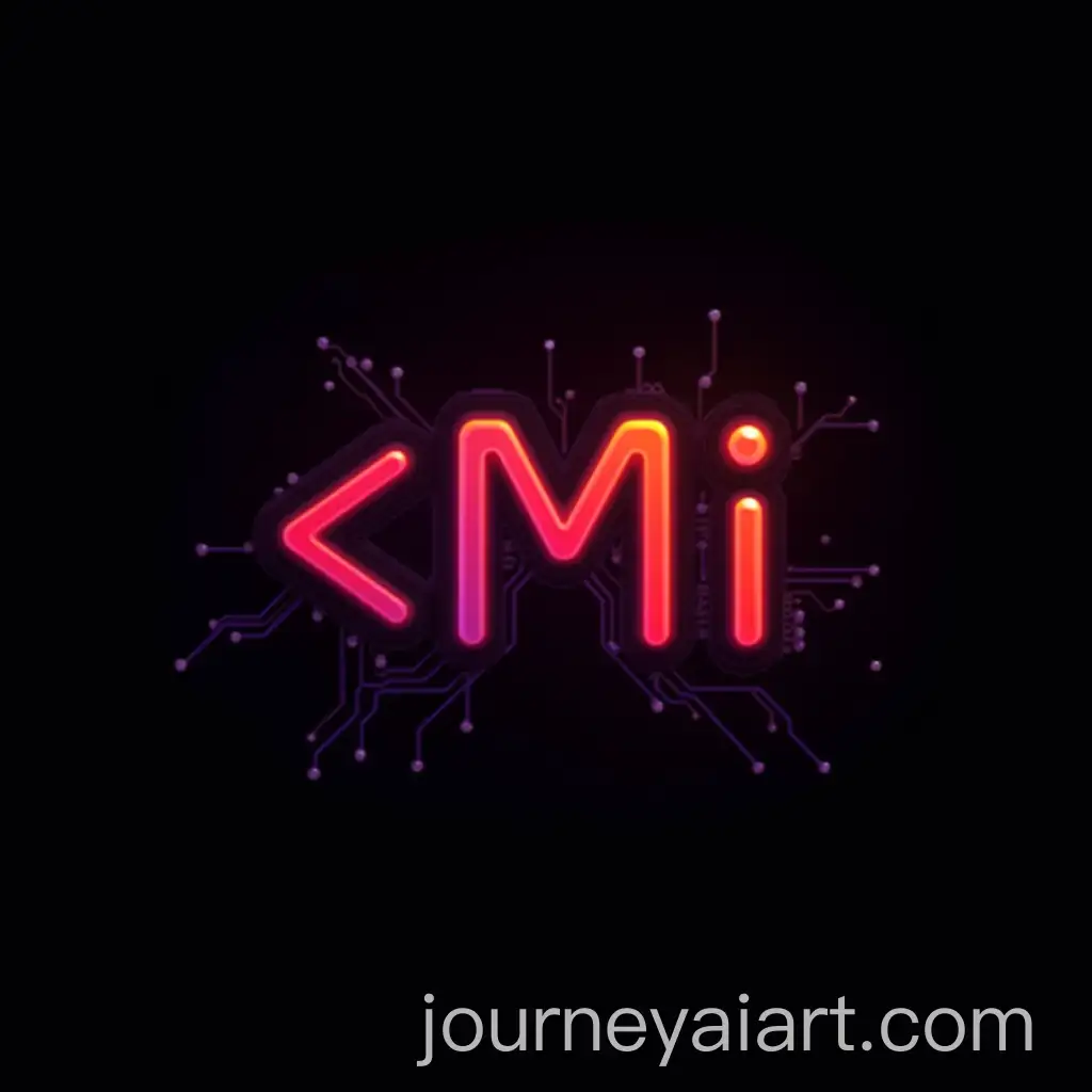 Futuristic-3D-Logo-Design-with-Circuit-Elements-in-Red-and-Violet