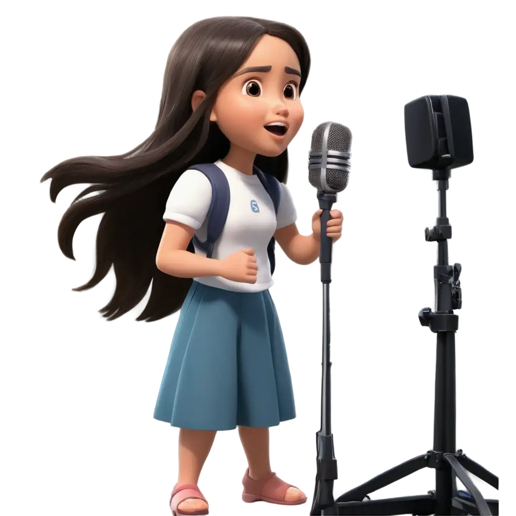 High-Resolution-Filipino-Animated-Girl-Singing-PNG-Image-for-Music-Studio-Scene