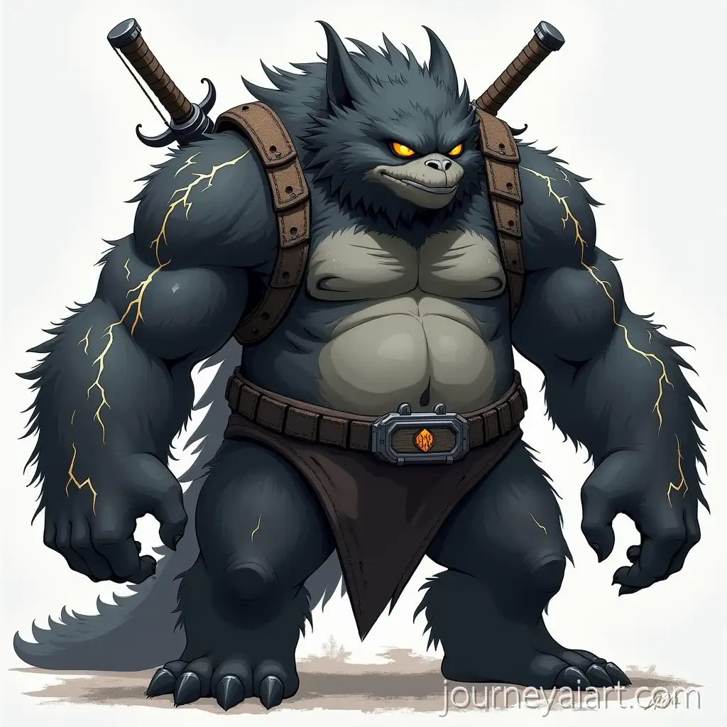 Massive-Friendly-Monster-Ragnorax-with-Futuristic-Guns-and-NinjaMonster-Character-Design-Characteristics