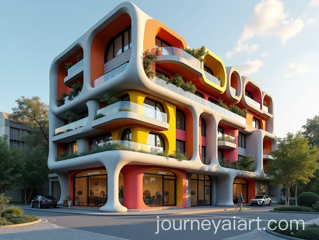 Colorful-3Story-Residential-Apartments-Above-a-Supermarket