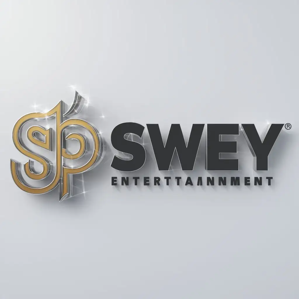 a logo design,with the text "swey", main symbol:Sup,complex,be used in Entertainment industry,clear background