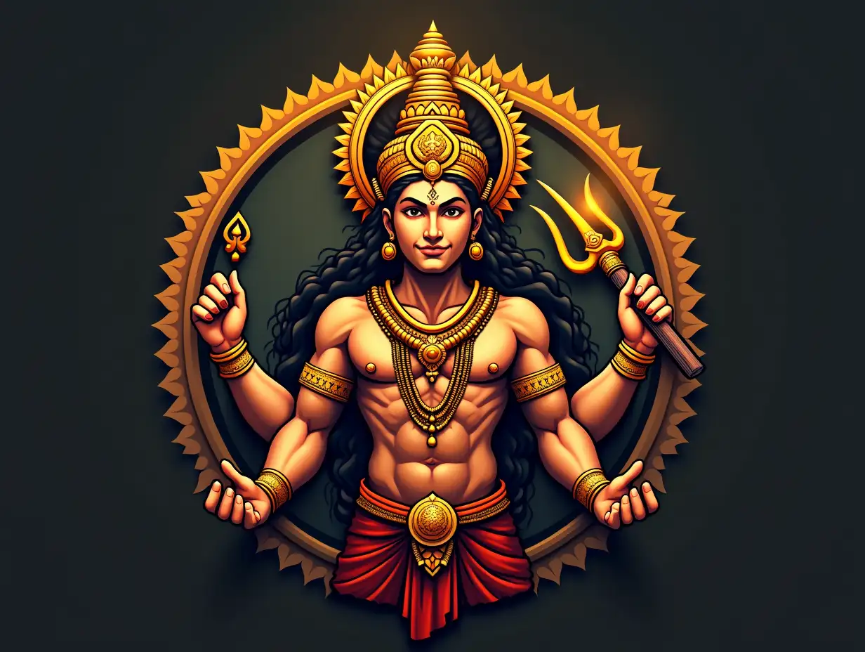 Hanuman the god logo