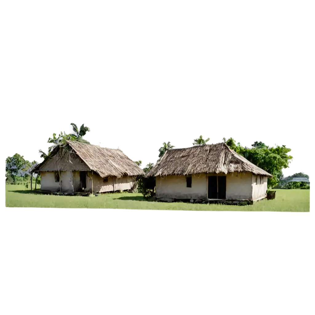 Explore-the-Charm-of-an-Old-Village-Home-HighQuality-PNG-Image