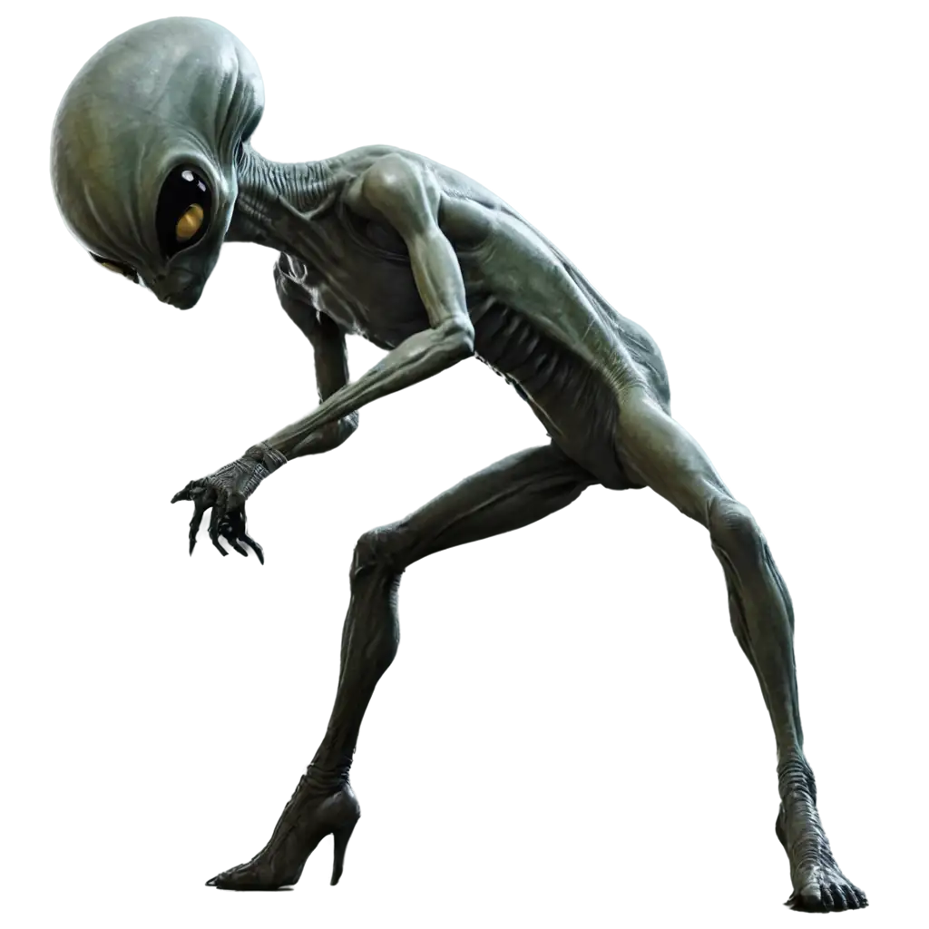 Extraterrestrial-Encounter-Captivating-PNG-Image-of-an-Alien