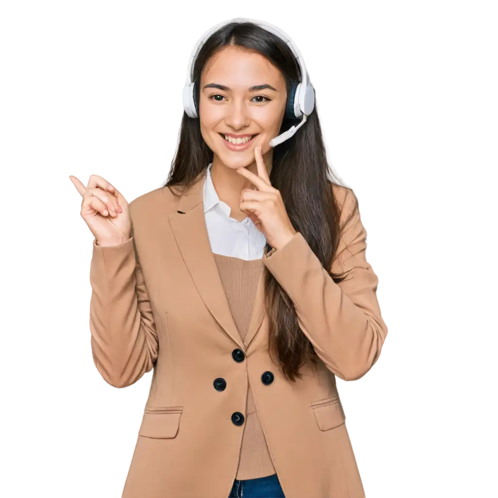 PNG-Image-of-a-Telemarketing-Attendant-Professional-and-Detailed-AI-Artwork