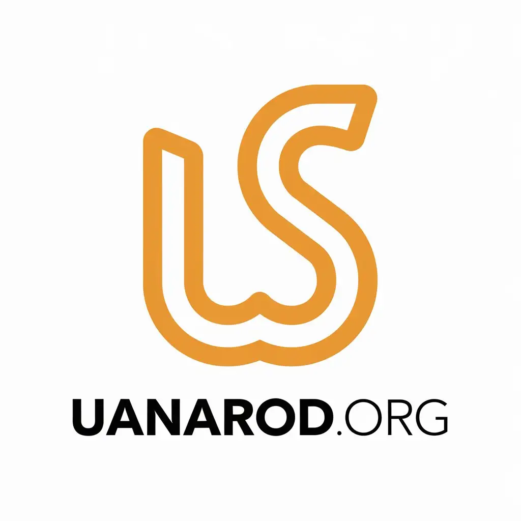 LOGO Design for Uanarodorg Sweet Minimalistic Style with Clear Background