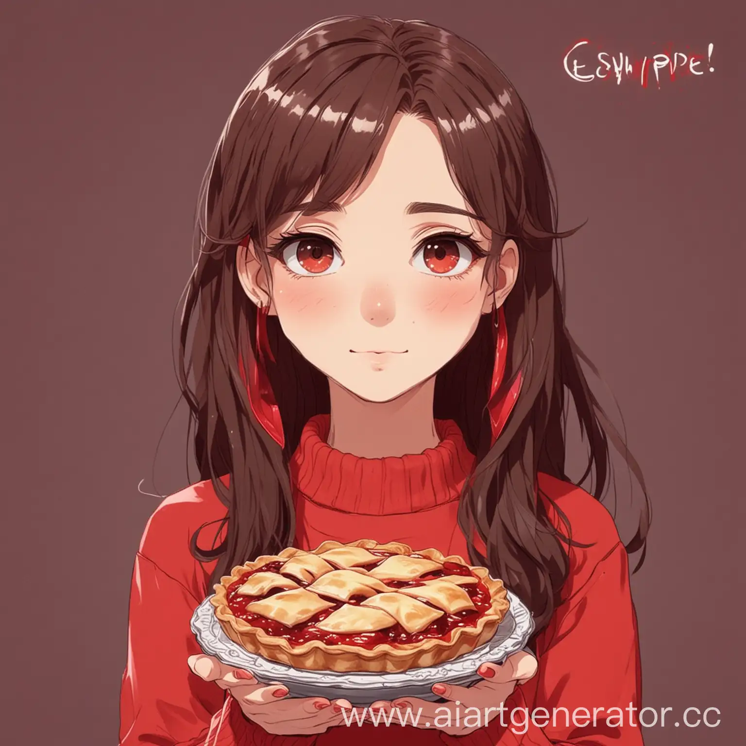 Anime-Girl-Holding-Empty-Pie-in-Red-Sweater-with-Text-Empty-Pie