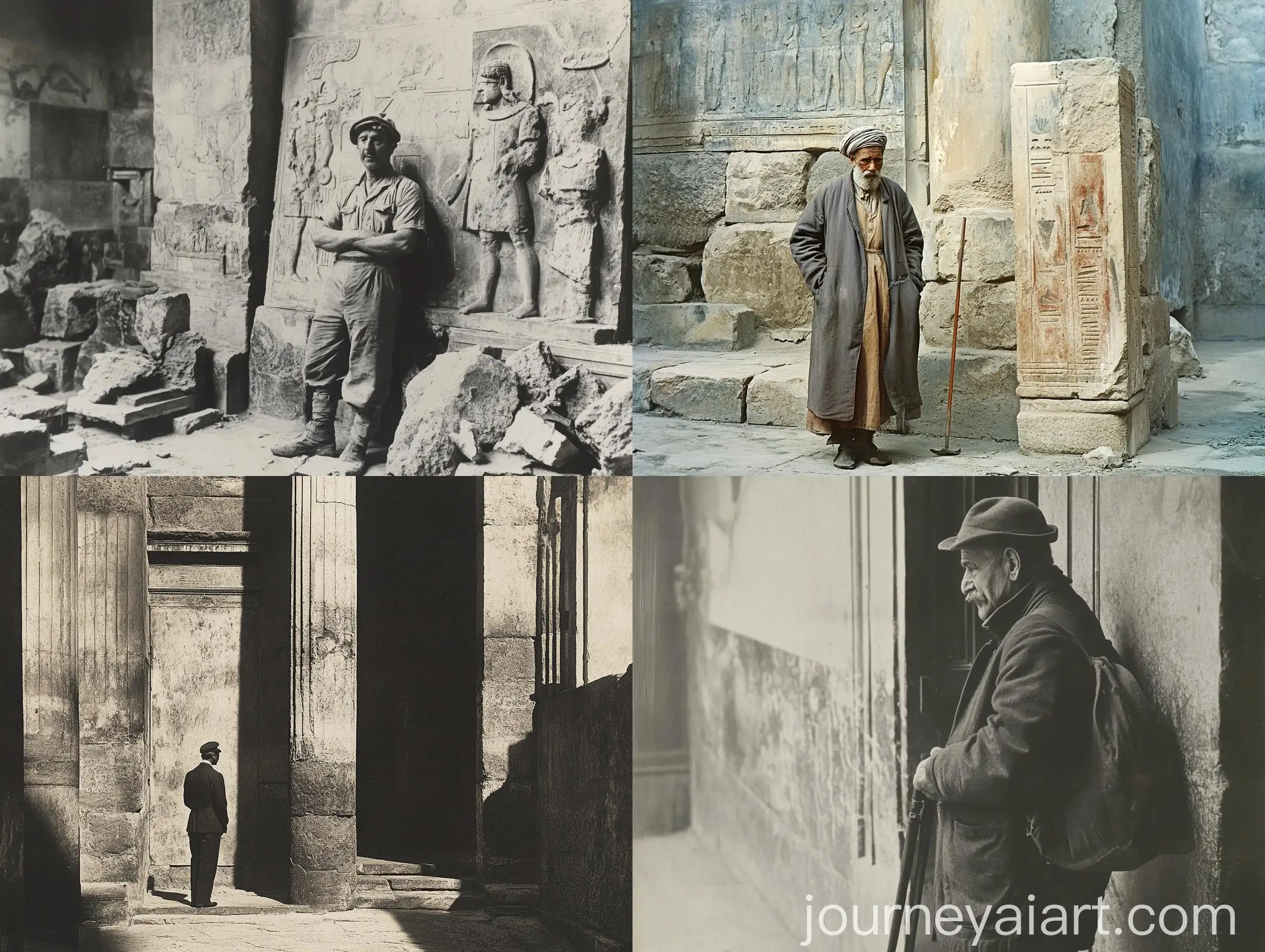 Caretaker-in-1930s-Berlin-Pergamon-Museum-Scene