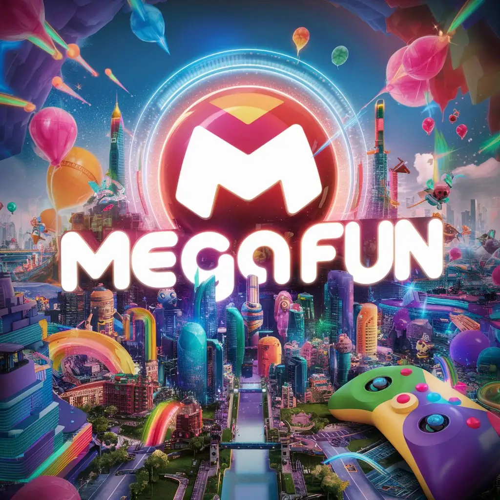 аватарка для канала на ютубе с названием MegaFun