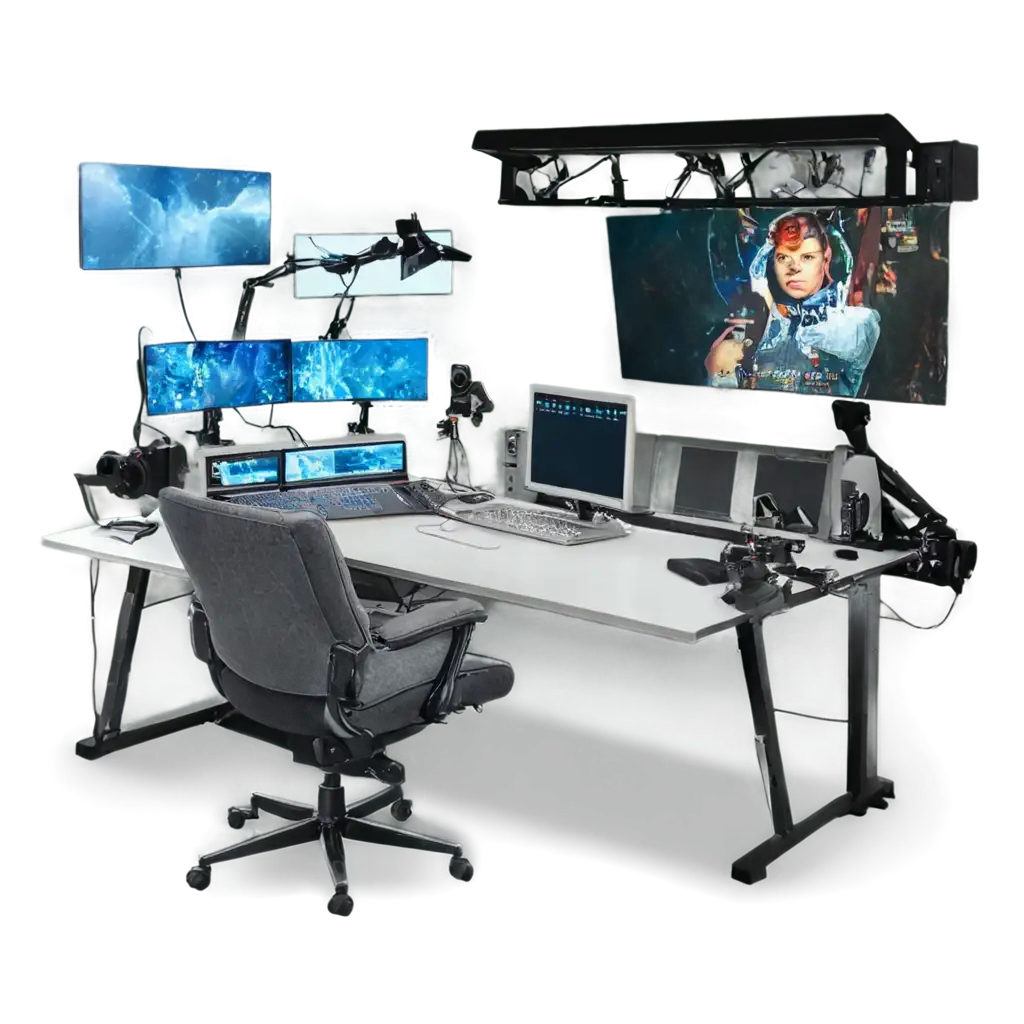 HighQuality-PNG-Image-of-a-Professional-Video-Editing-Studio-for-Creative-Projects