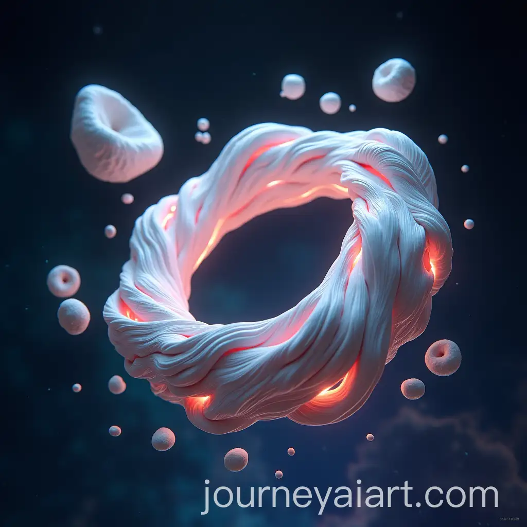 SurrealAI-Art-Prompt-Expansion-3D-Render-of-Twisted-Torus-with-Glowing-Abstract-Shapes-in-Cosmic-Void