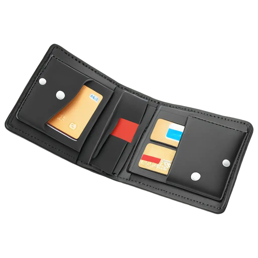 A 3D creative wallet icon that contain multiple cards in it