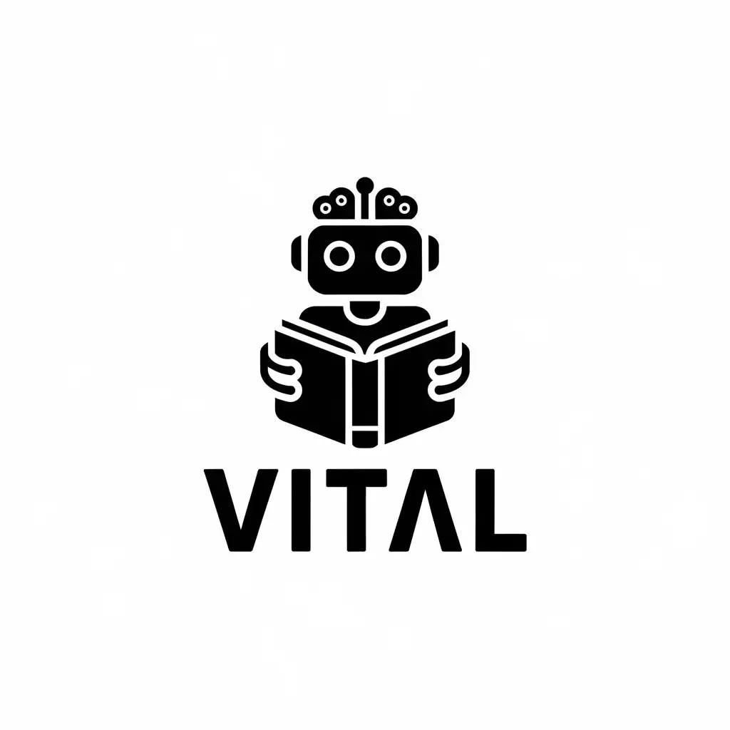 LOGO Design for VITAL AI Symbol with Modern and Complex Elements for Education Industry