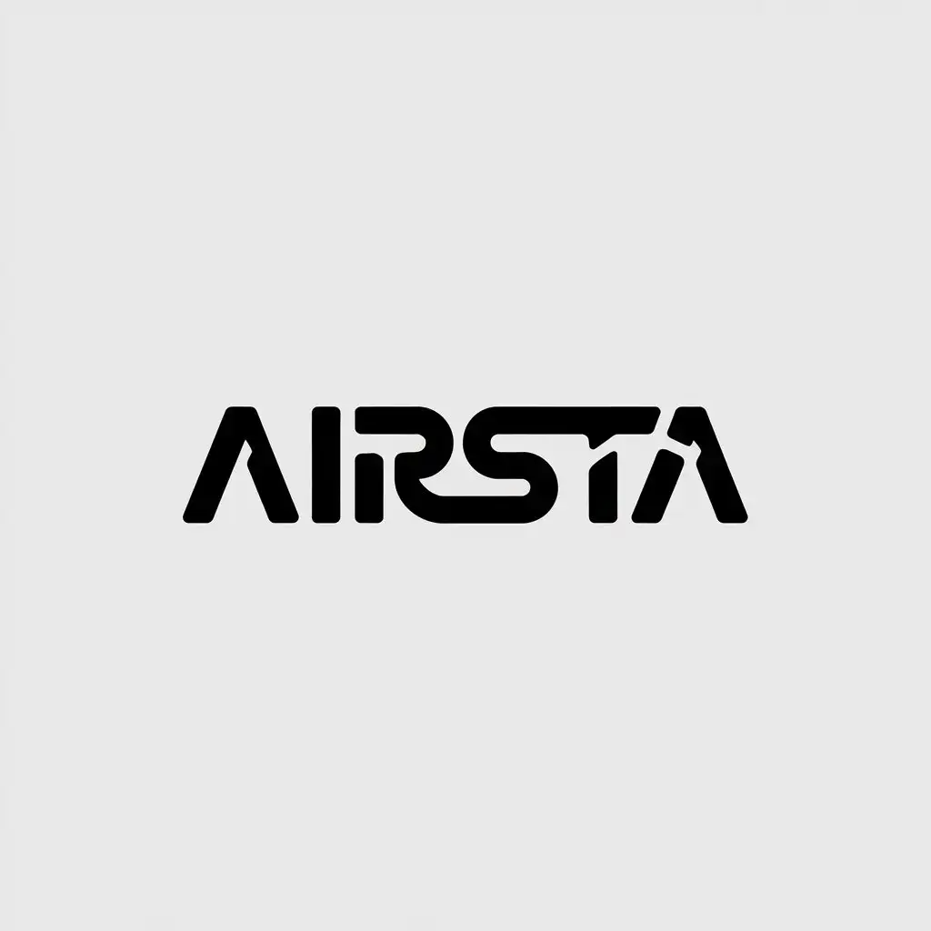 LOGO Design for Airsta Minimalistic Wordmark for Sports Fitness Industry