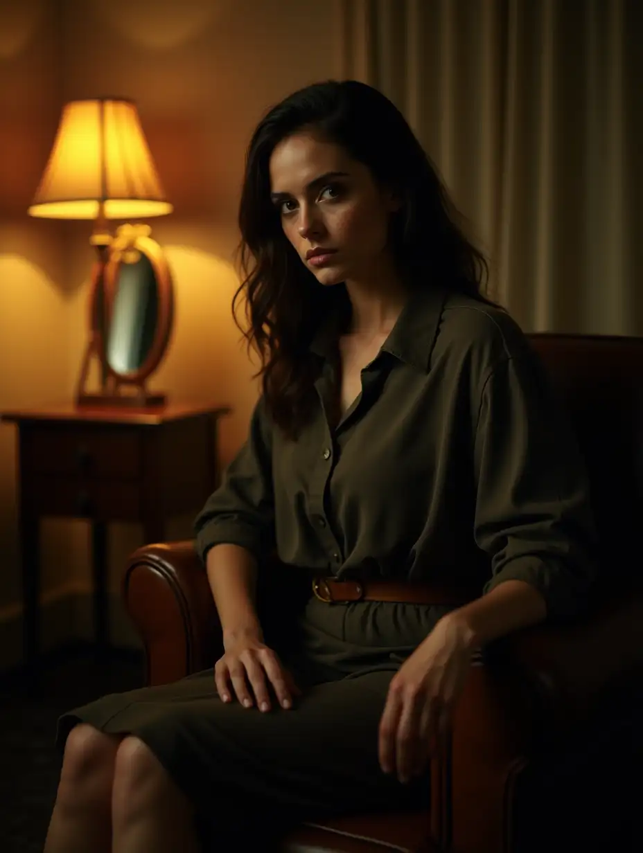 Intense-Cinematic-Portrait-of-a-Woman-inCinematic-Portrait-of-Woman-a-HorrorInspired-Setting