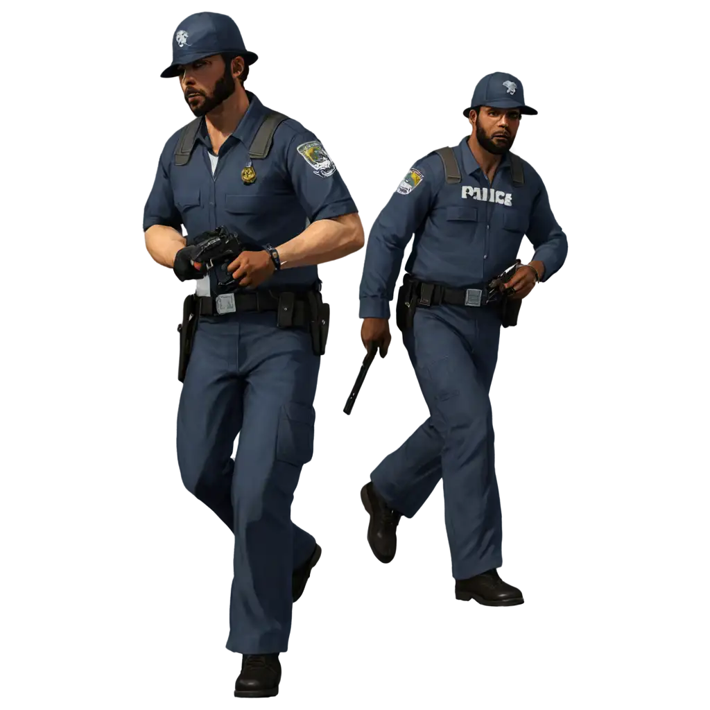 Police-Style-GTA-PNG-Image-High-Quality-and-Versatile-Design-for-Gaming-Projects