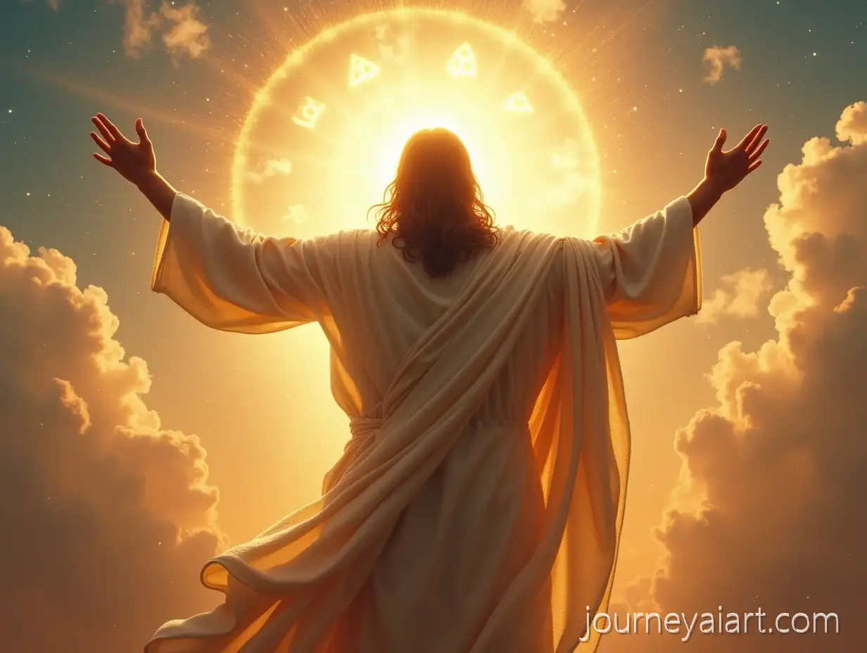 Enterprising-Prestigious-Jewish-Jesus-Extending-Arm-Toward-the-World-Under-a-Dramatic-Sky