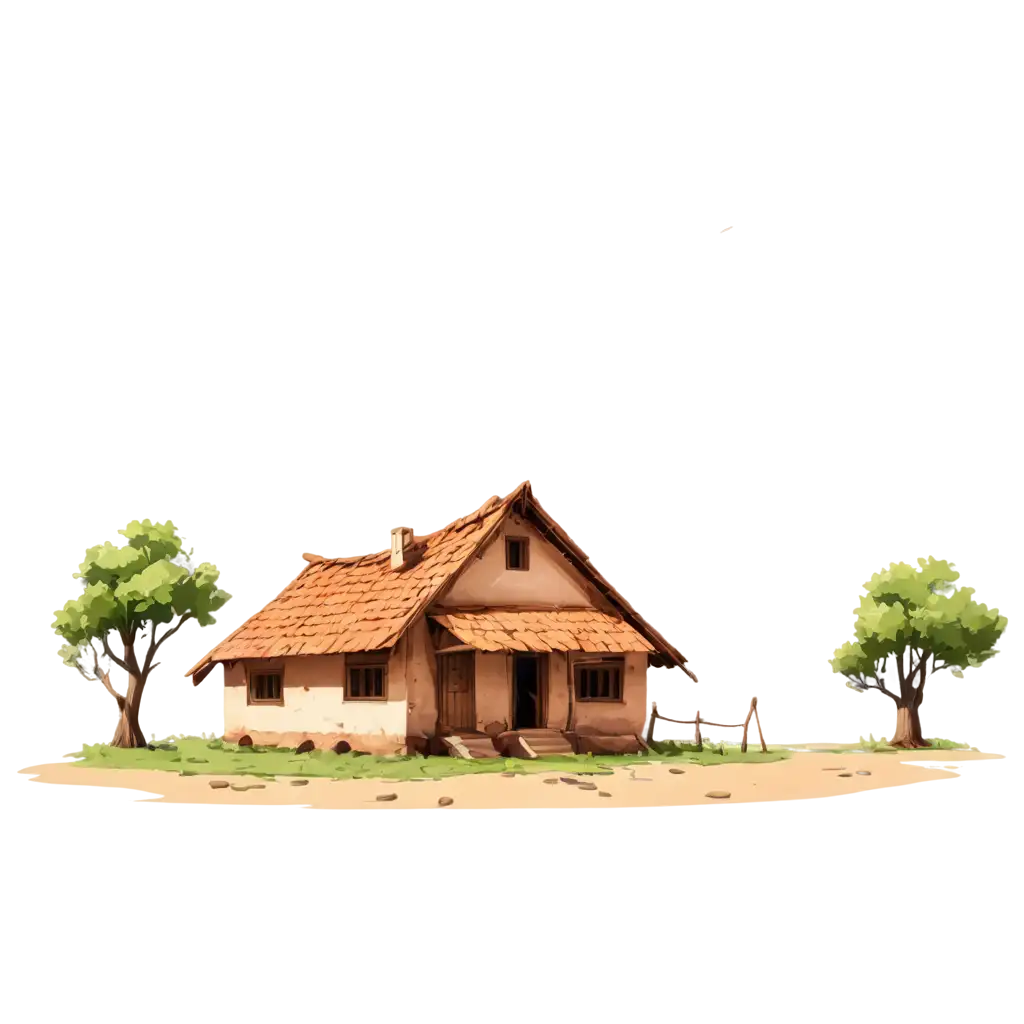 Indian-Village-House-PNG-for-2D-Animation-HighQuality-Image-for-Creative-Projects