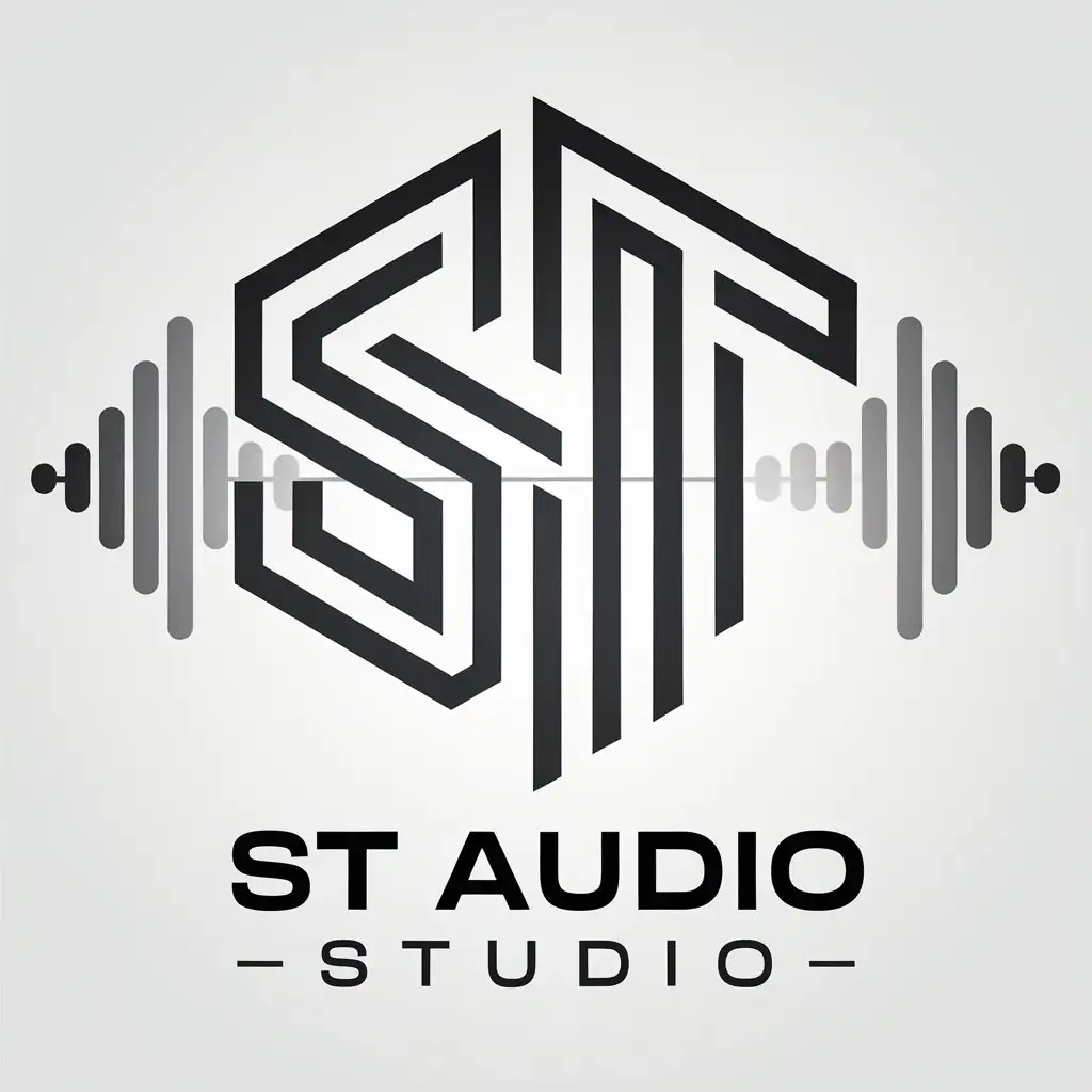 LOGO-Design-for-ST-Audio-Studio-Modern-Vector-with-Music-Industry-Theme