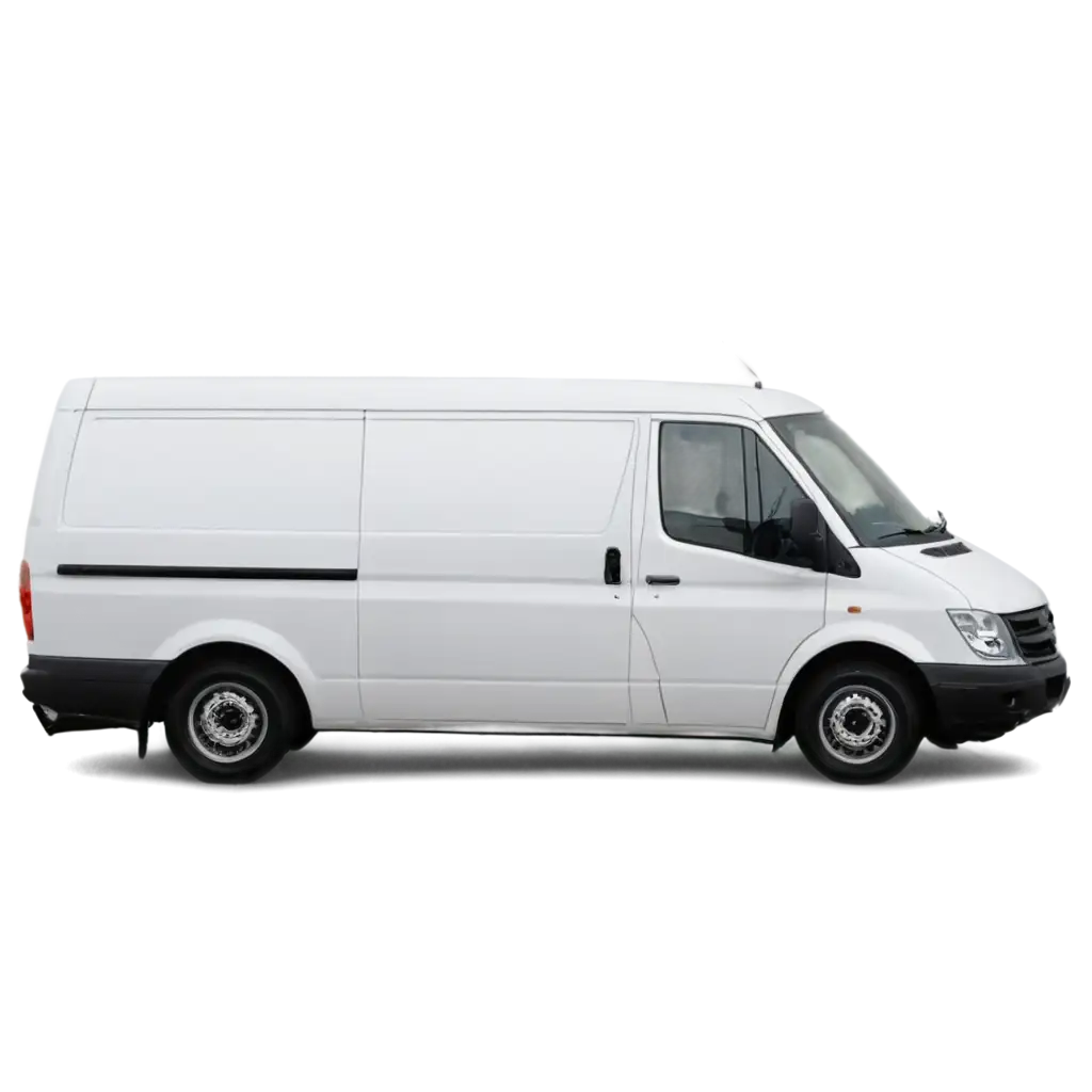 HighQuality-PNG-Image-of-a-White-Van-Versatile-and-Detailed-Visual-Representation