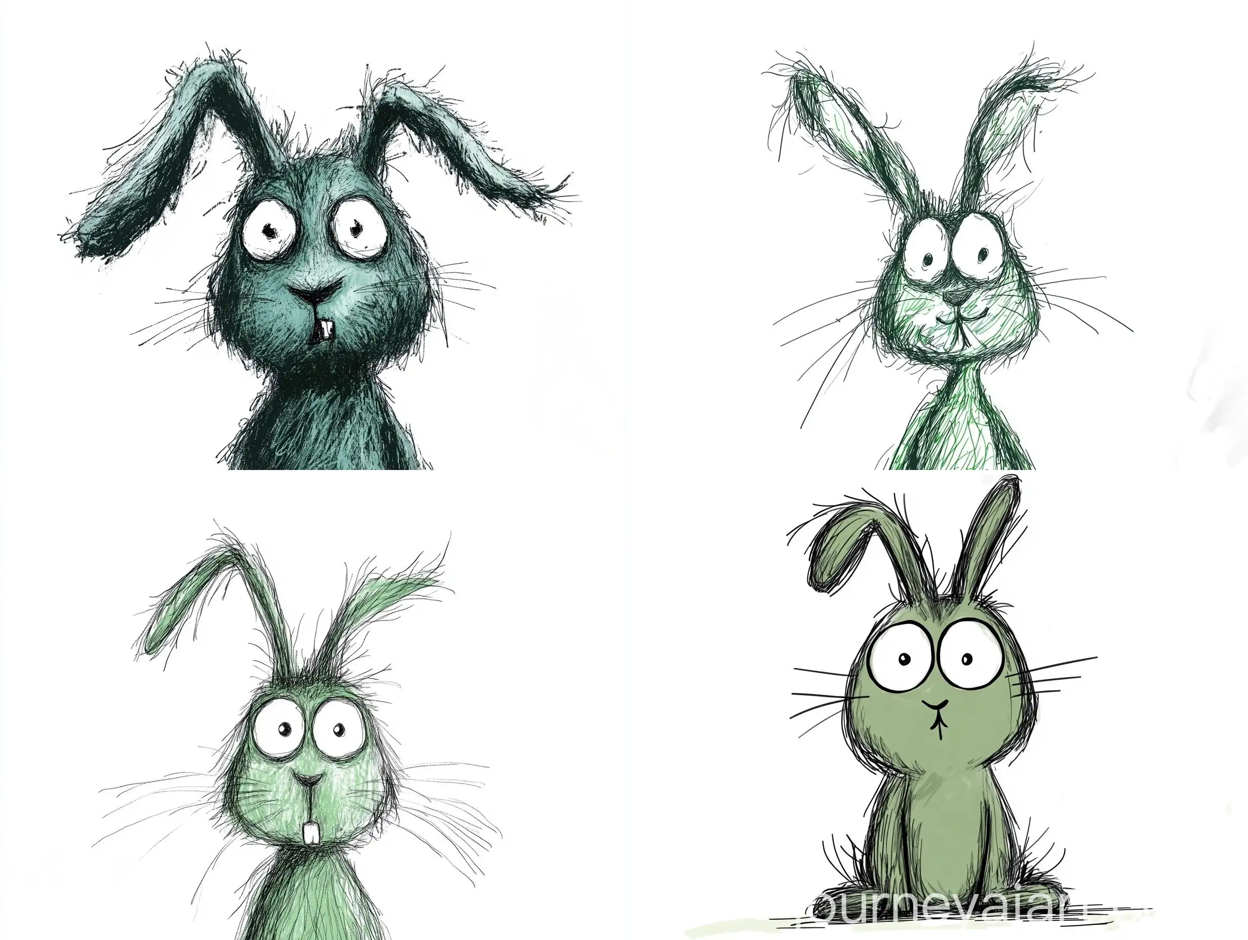 Quirky-Anthropomorphic-Rabbit-with-Green-Fur-and-Expressive-Eyes