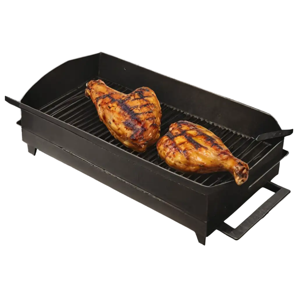 PNG-Image-of-Charcoal-Grilled-Chicken-Savory-and-Crispy-Delight