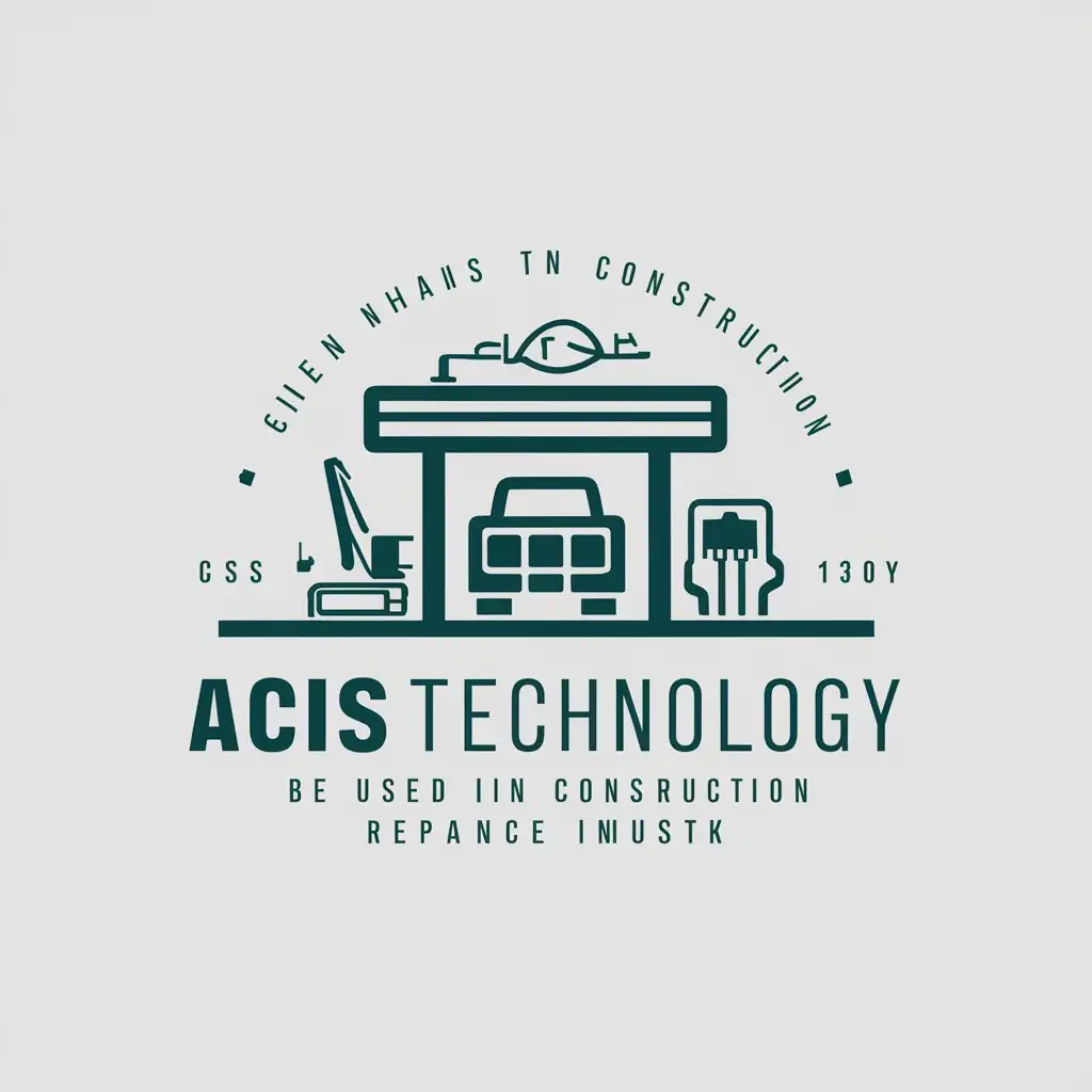 LOGO-Design-for-AcisTechnology-Fueling-Station-and-Oil-Repair-Theme