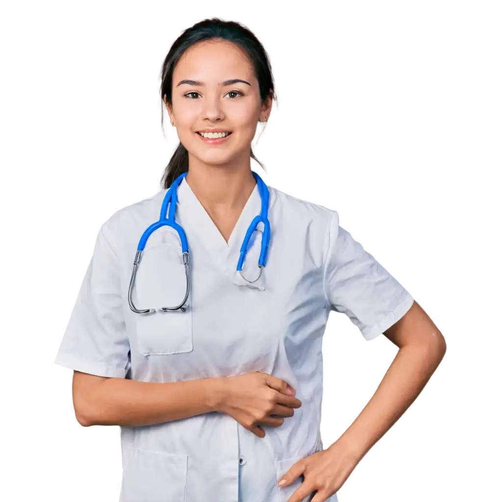 Beautiful-Doctor-Girl-PNG-Image-Captivating-Art-for-Medical-Websites-and-Educational-Materials