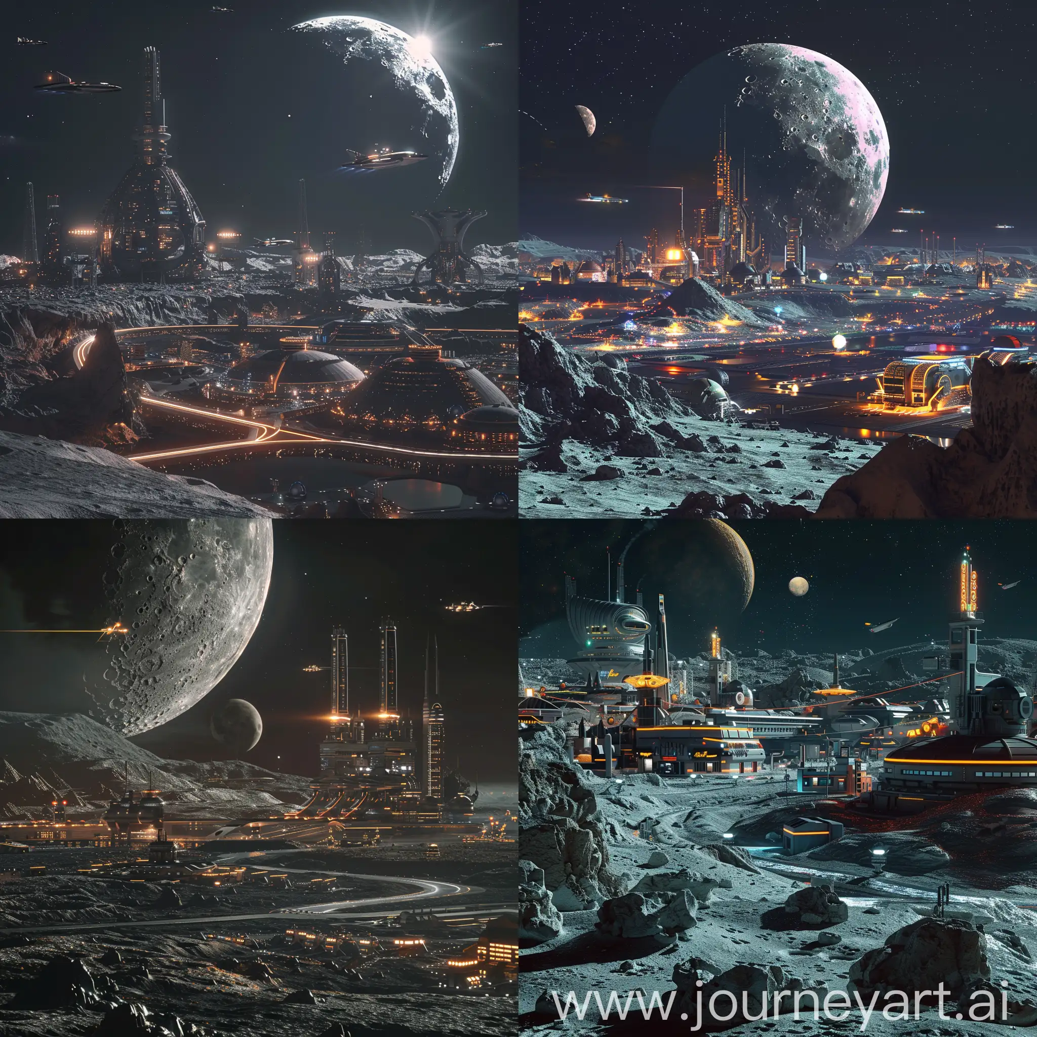 Futuristic-Moon-Colony-with-Neonlit-Structures-and-Spaceships