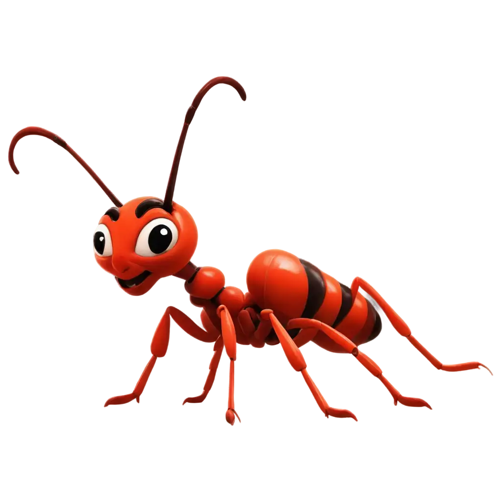 Ant-Eared-Cartoon-Style-PNG-Image-Vibrant-and-Playful-Illustration