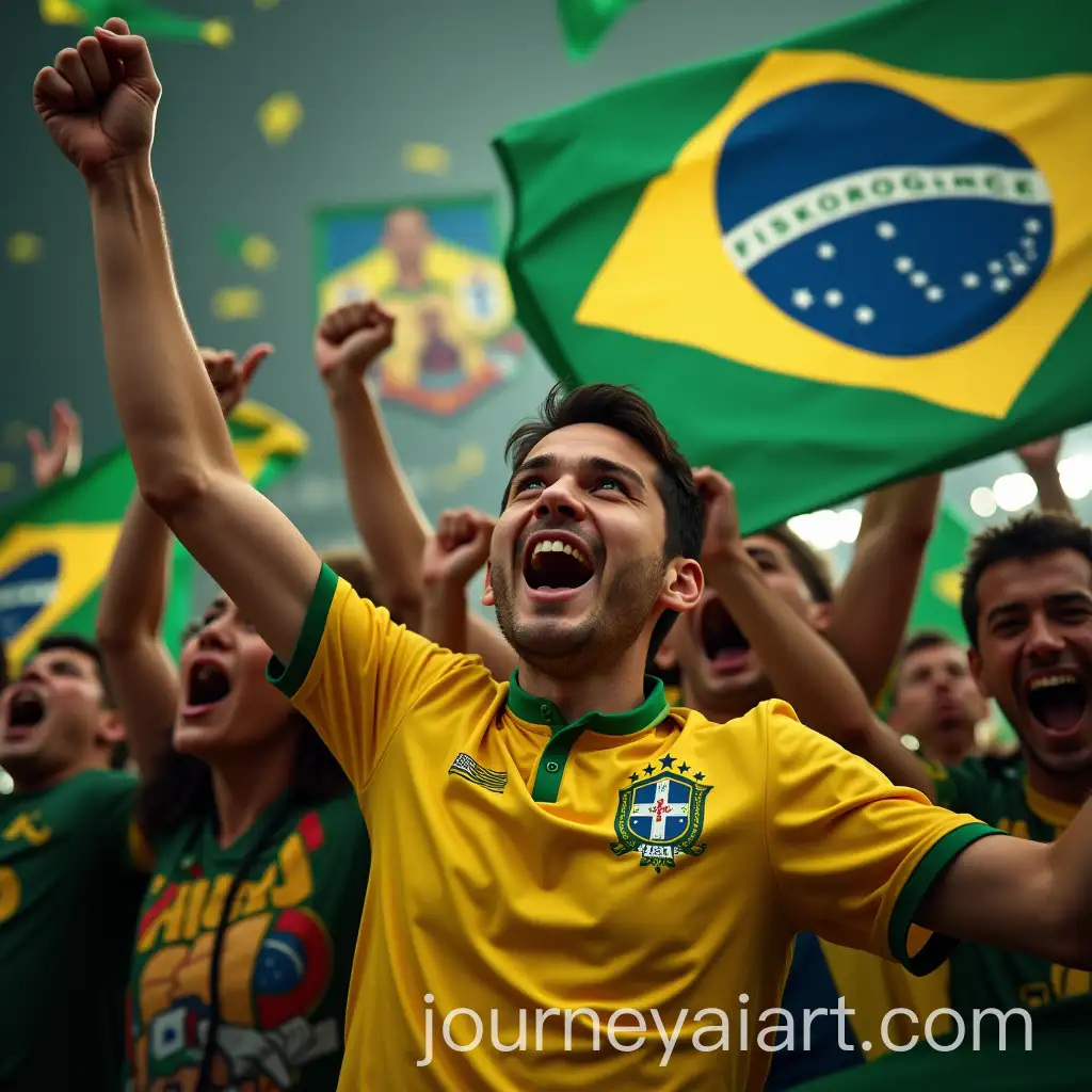 Brazilian-Football-Fans-Celebrating-with-Flags-and-Chanting