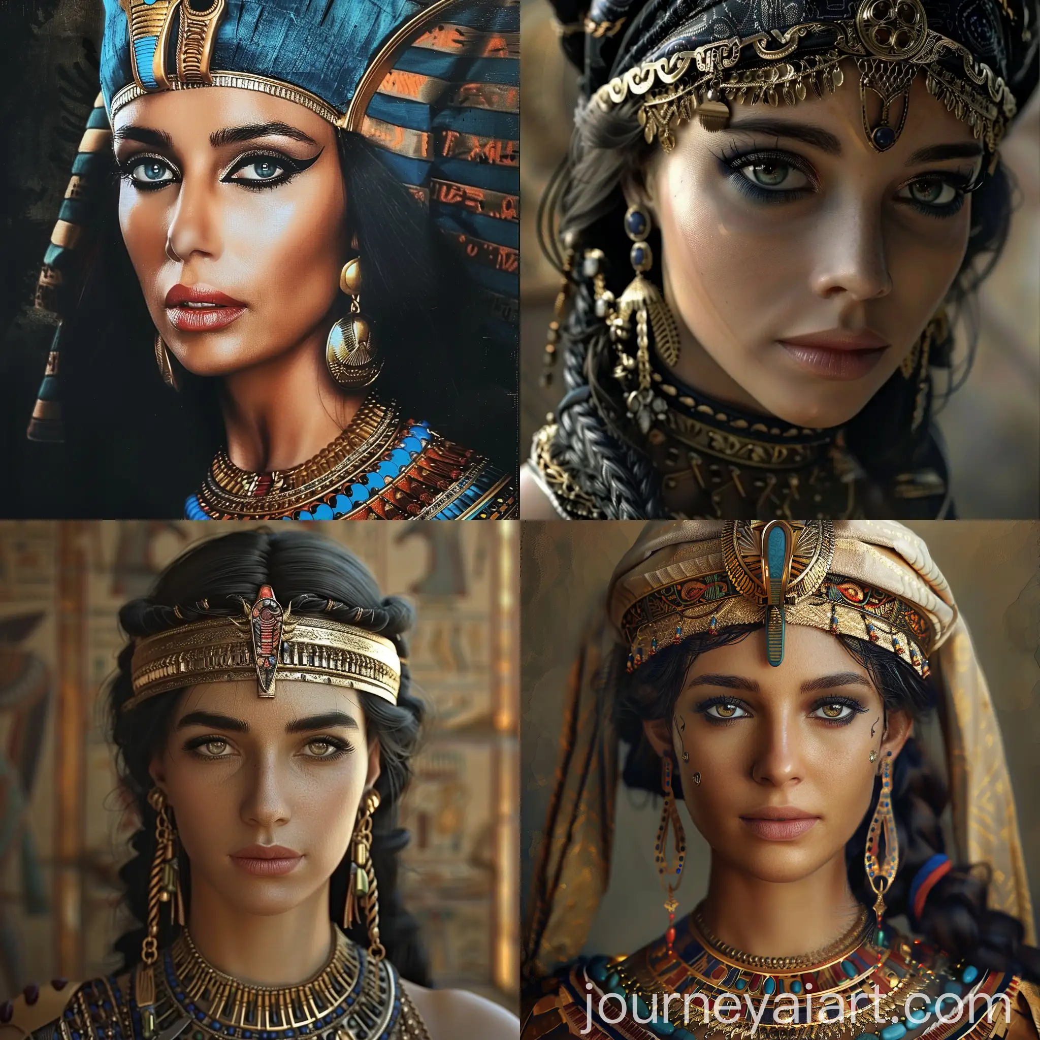 The-Beauty-of-Cleopatra-in-Ancient-Egyptian-Style-Artwork