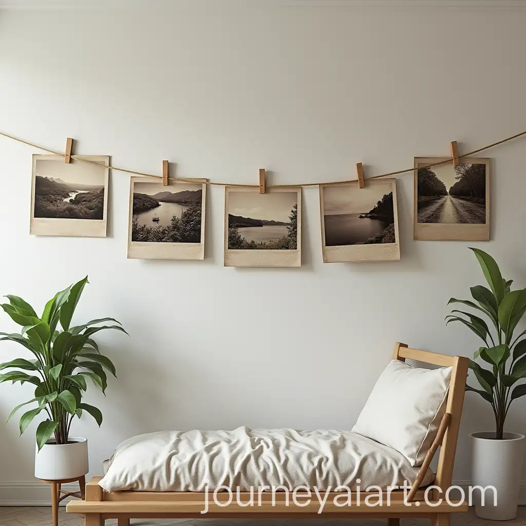 Memory-Collage-of-Photographic-Moments-on-a-Hanging-Background