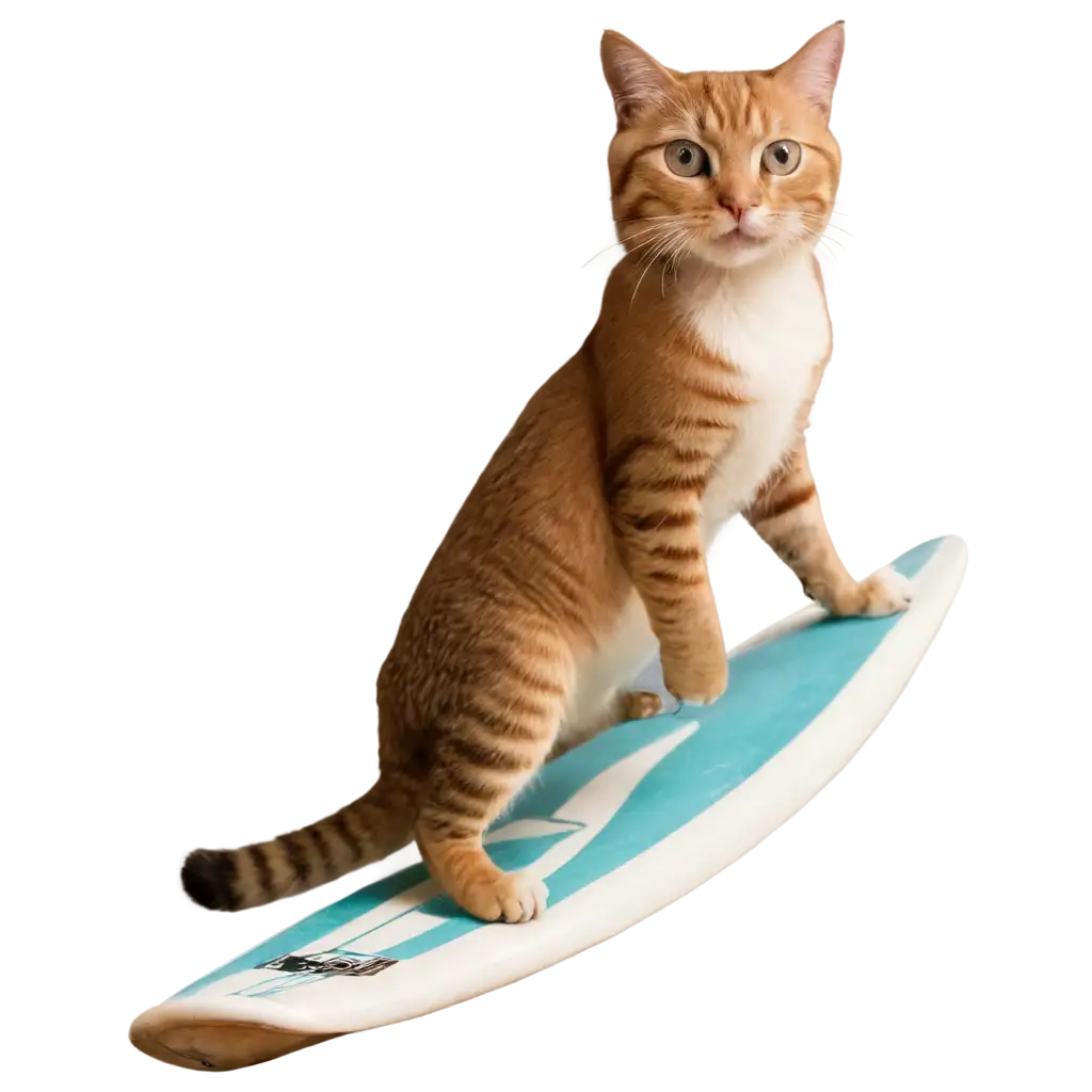 Happy-Cat-on-a-Surfboard-PNG-HighQuality-Image-for-Fun-and-Creative-Projects