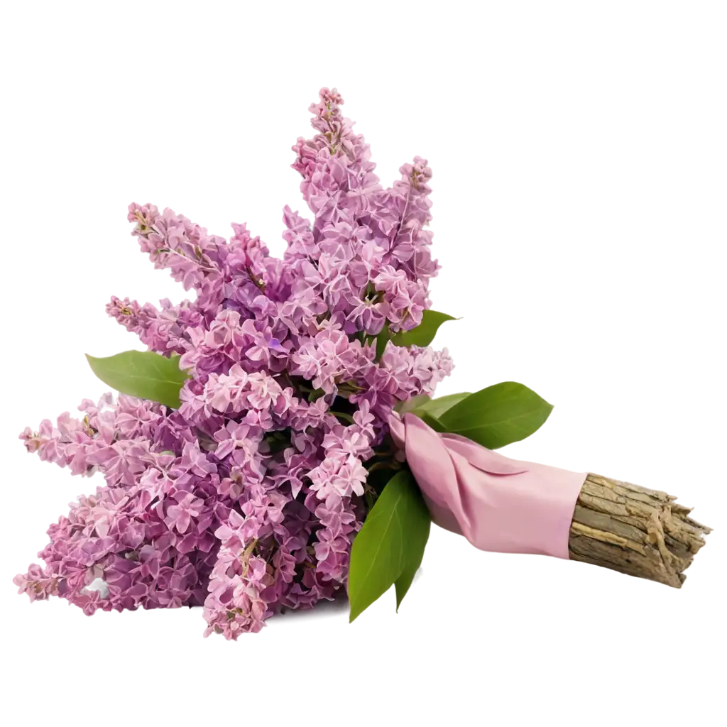 Stunning-Lilac-BouquetPNG-Image-Usage-Scenarios-PNG-Image-for-Elegant-Designs-and-Floral-Art